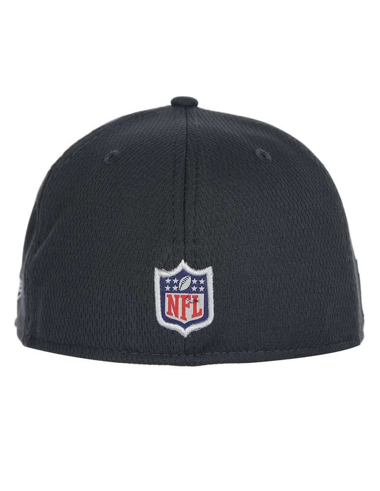 Gorra visera plana cerrada New Era Raiders para hombre