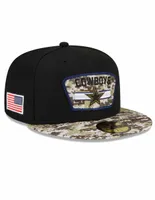 Gorra visera plana cerrada New Era Dallas Cowboys para hombre