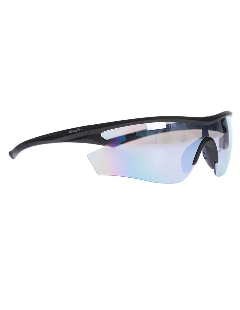  Rawlings 12 Mens Athletic Sunglasses Half-Rim Black