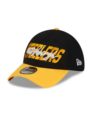 Gorra visera curva cerrada New Era Steelers para hombre