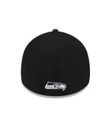 Gorra visera curva cerrada New Era Seattle Seahawks para hombre