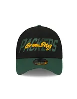 Gorra visera curva cerrada New Era Packers para hombre