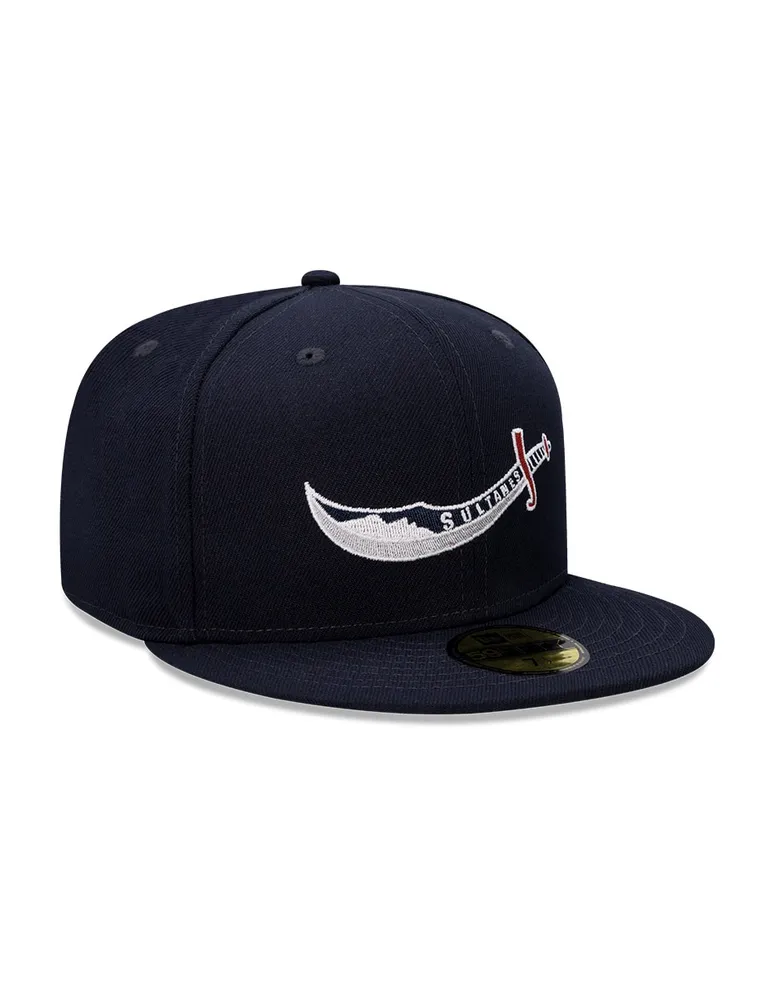 Gorra visera plana cerrada New Era Game Caps Sultanes de Monterrey para hombre