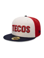 Gorra visera plana cerrada New Era Game Caps Tecolotes Laredos para hombre