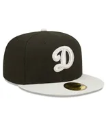 Gorra visera plana cerrada New Era LA Dodgers para hombre