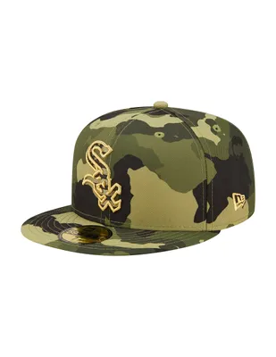 Gorra visera plana cerrada New Era Armed forces MLB Sox para hombre