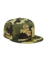 Gorra visera plana cerrada New Era Armed forces MLB Sox para hombre