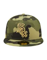 Gorra visera plana cerrada New Era Armed forces MLB Sox para hombre