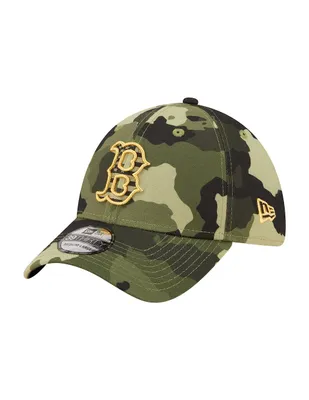 Gorra visera curva cerrada New Era Armed forces MLB Red Sox adulto