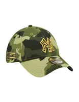 Gorra visera curva cerrada New Era Armed forces MLB York Yankees adulto