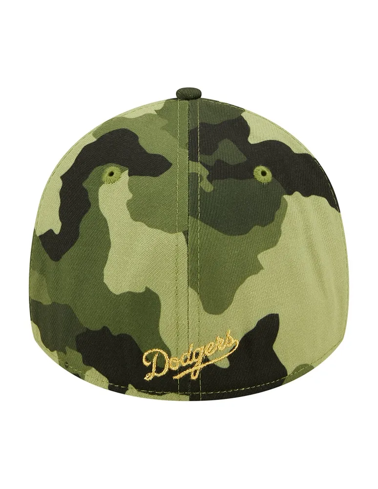 Gorra visera curva cerrada New Era Armed forces MLB LA Dodgers adulto