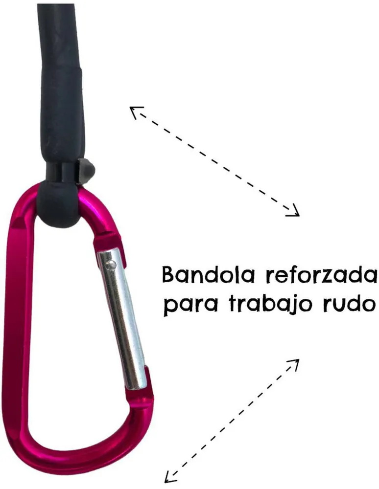 Set de ligas de resistencia Gorilla Fitness pro special pink