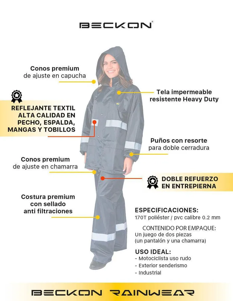 Impermeable Beckon para hombre