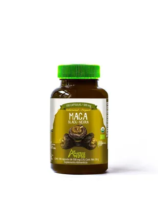 Suplemento alimenticio Amazon Andes Maca negra