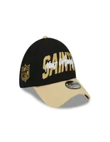 Gorra visera semicurva cerrada New Era Orleans Saints para hombre