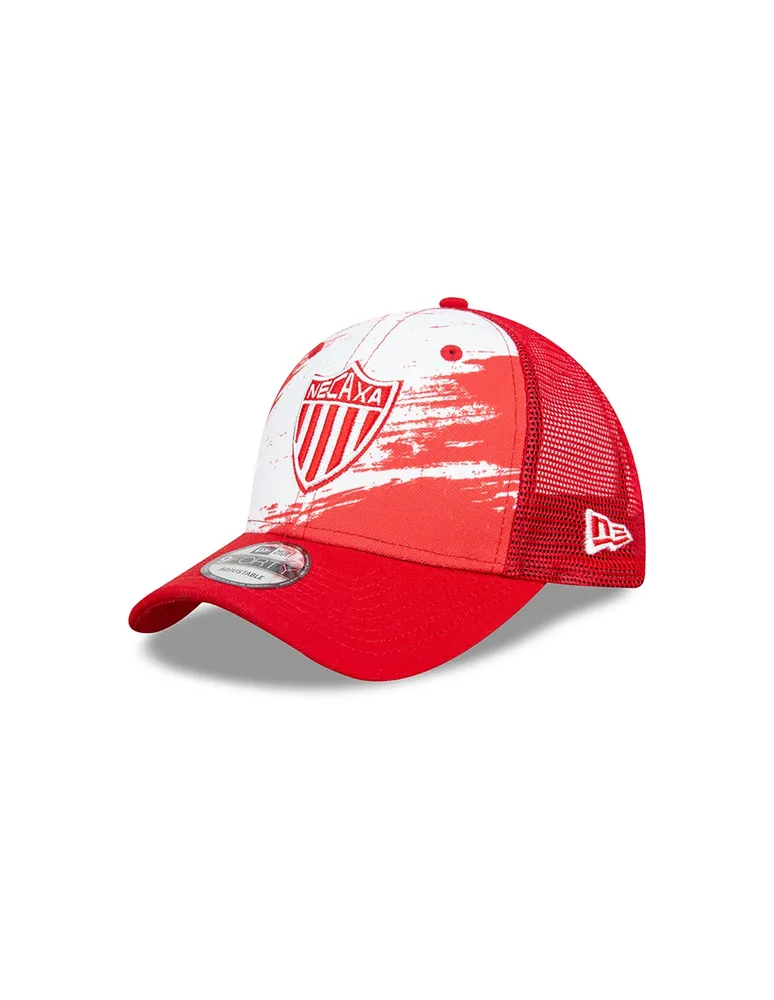 Gorra visera curva hebilla New Era Marble Necaxa para hombre