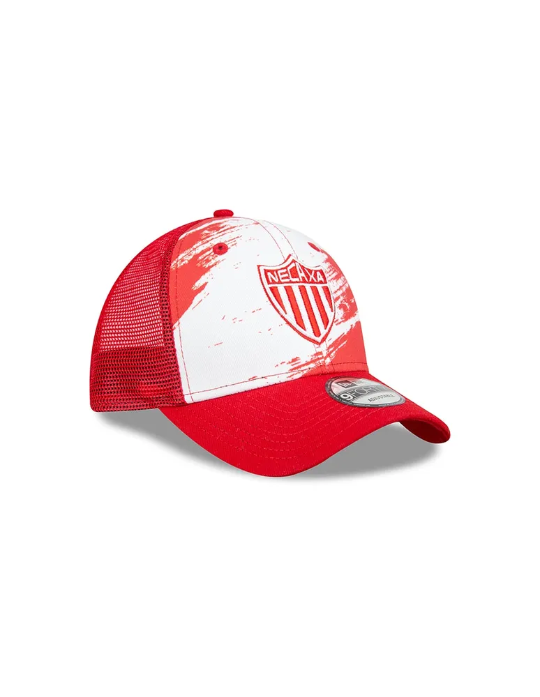 Gorra visera curva hebilla New Era Marble Necaxa para hombre