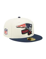 Gorra visera plana cerrada New Era NFL England Patriots para hombre