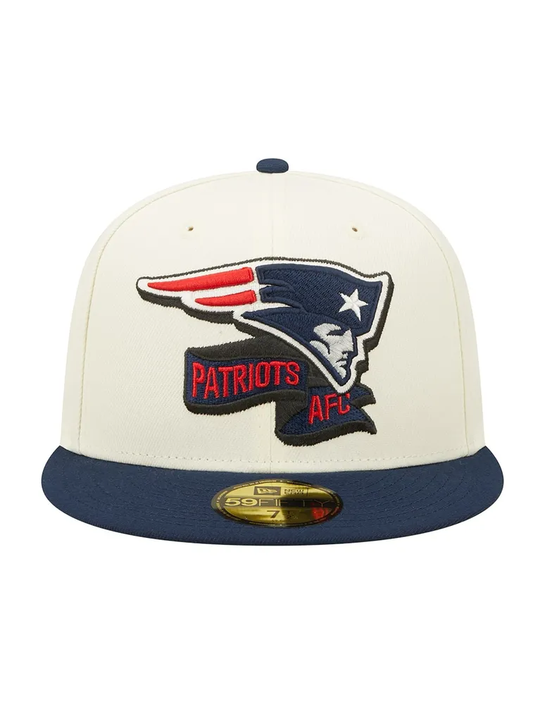 Gorra visera plana cerrada New Era NFL England Patriots para hombre