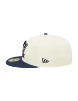 Gorra visera plana cerrada New Era NFL England Patriots para hombre