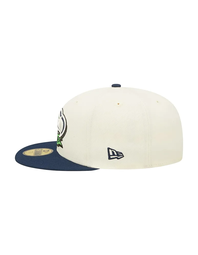 Gorra visera plana cerrada New Era NFL Seattle Seahawks para hombre