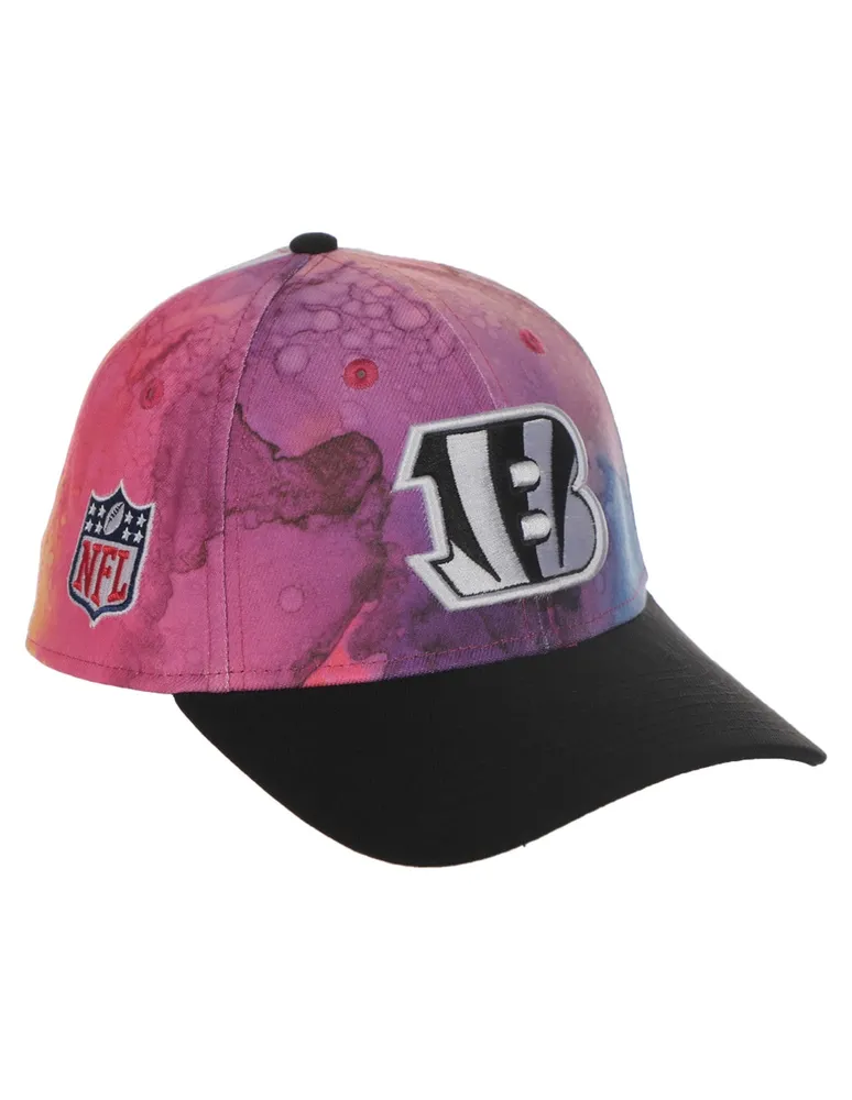 Gorra visera semicurva cerrada New Era NFL Cincinnati Bengals para hombre