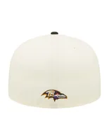 Gorra visera plana cerrada New Era Ravens para hombre