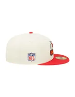 Gorra visera plana cerrada New Era NFL Chiefs para hombre