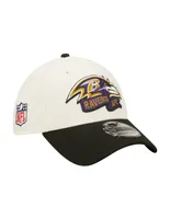 Gorra visera curva elástico New Era NFL Ravens para hombre