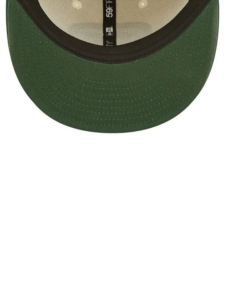 Gorra visera plana cerrada New Era NFL Packers para hombre