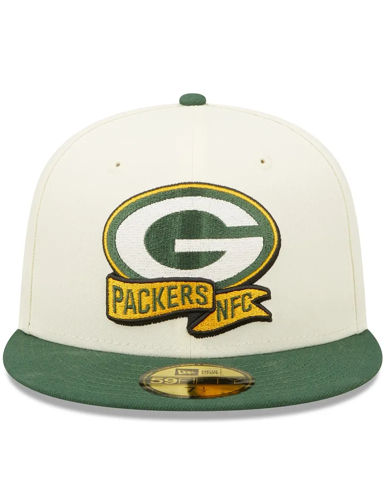 Gorra visera plana cerrada New Era NFL Packers para hombre