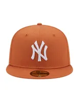 Gorra visera plana cerrada New Era York Yankees adulto