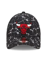 Gorra visera curva hebilla New Era Marble 9forty Chicago Bulls adulto