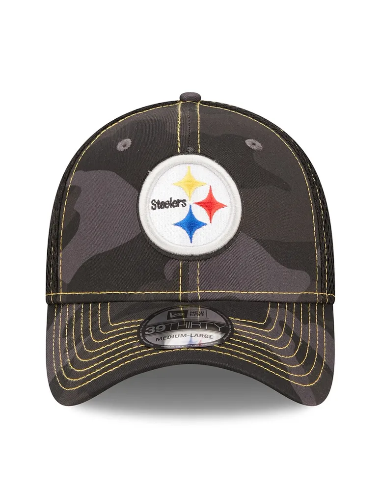 Gorra visera curva cerrada New Era M 3930 Camo D3 NFL Steelers unisex