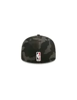 Gorra visera plana cerrada New Era M 5950 Camo D3 NBA Bulls unisex