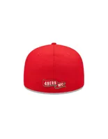 Gorra visera plana cerrada New Era NFL Sideline Historic San Francisco 49ers unisex