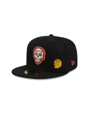 Gorra visera plana cerrada New Era 5950 Checo Perez skull unisex