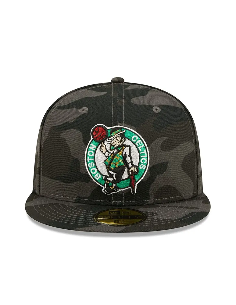 Gorra visera plana cerrada New Era M 5950 Camo D3 NBA Boston Celtics unisex