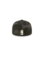 Gorra visera plana cerrada New Era M 5950 Camo D3 NBA Los Angeles Lakers unisex