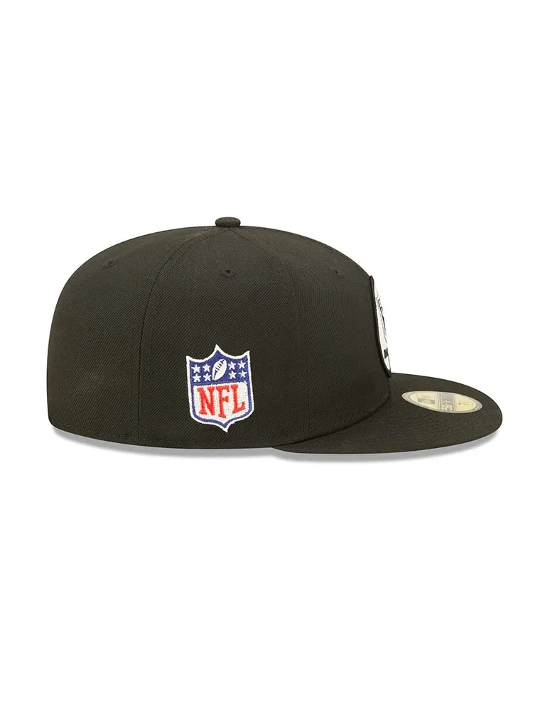 Gorra visera plana cerrada New Era NFL Sideline historic Las Vegas Raiders unisex