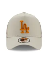 Gorra visera curva snapback New Era League Essential Trucker Los Angeles Dodgers unisex