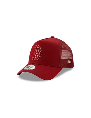 Gorra visera curva snapback New Era League Essential Trucker Red Sox unisex