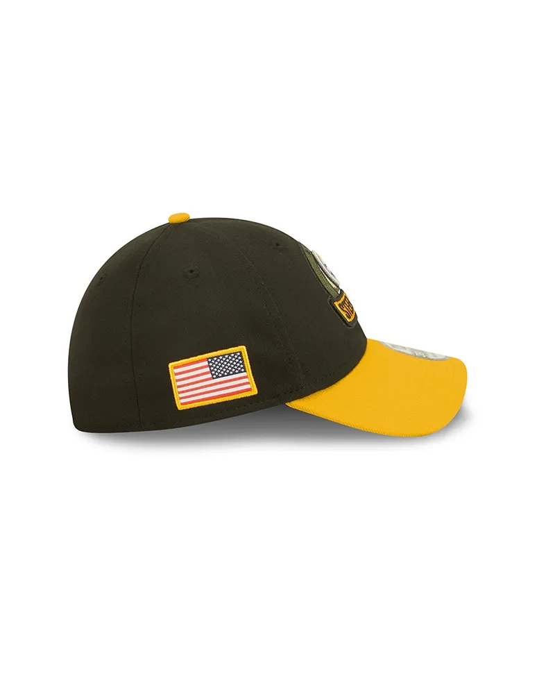 Gorra visera curva cerrada New Era Salute To Service 2022 NFL Pittsburgh Steelers unisex