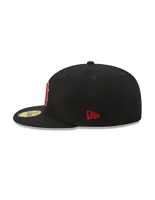 Gorra visera plana cerrada New Era M 5950 Bannerside D3 Red Sox unisex