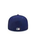 Gorra visera plana cerrada New Era M 5950 Bannerside D3 Los Angeles Dodgers unisex