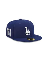 Gorra visera plana cerrada New Era M 5950 Bannerside D3 Los Angeles Dodgers unisex