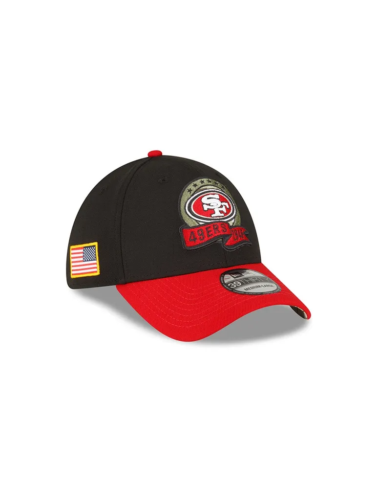 Gorra visera curva cerrada New Era Salute To Service 2022 NFL San Francisco 49ers unisex