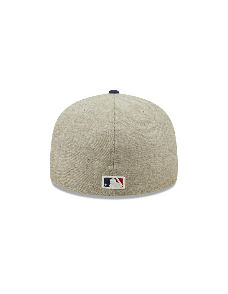 Gorra visera plana cerrada New Era M 5950 Heatherpatch D3 Los Angeles Dodgers unisex