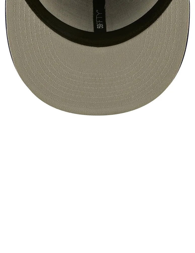 Gorra visera plana cerrada New Era M 5950 Heatherpatch D3 Los Angeles Dodgers unisex