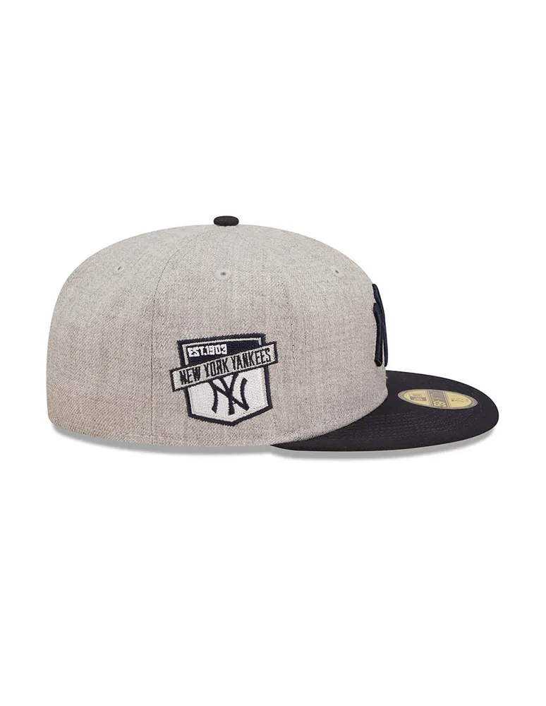 Gorra visera plana cerrada New Era M 5950 Heatherpatch D3 York Yankees unisex